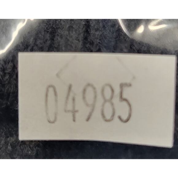 Carhartt Hat Beanie Fitted Mens One Size Black Knit Cuff Patch Logo Workwear - Picture 5 of 5